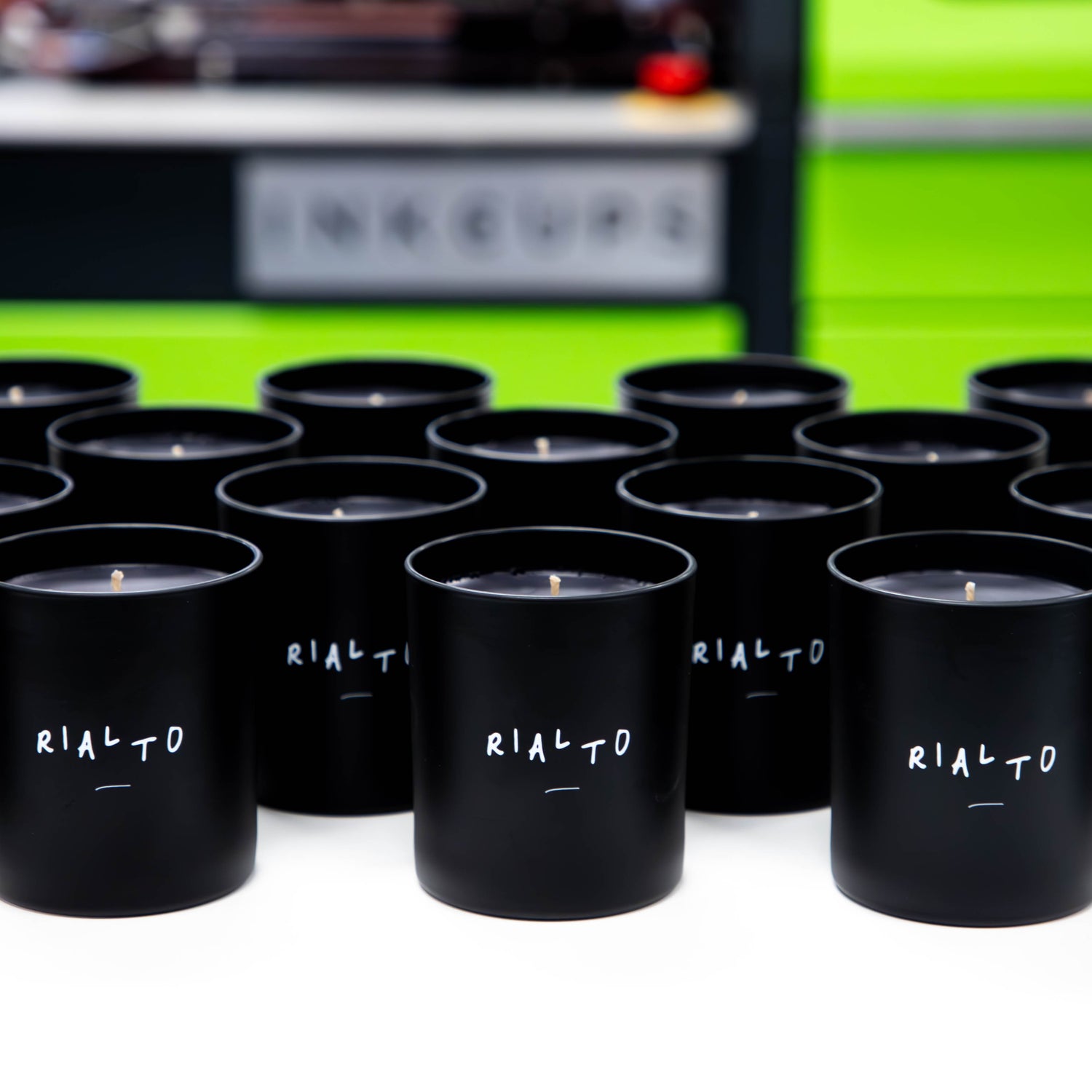 Printed Black Candle